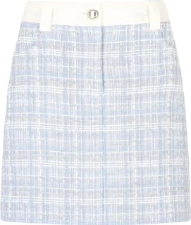 Obleka z geometrijskim vzorcem, svetlo modra, Morgan De Toi, ženska