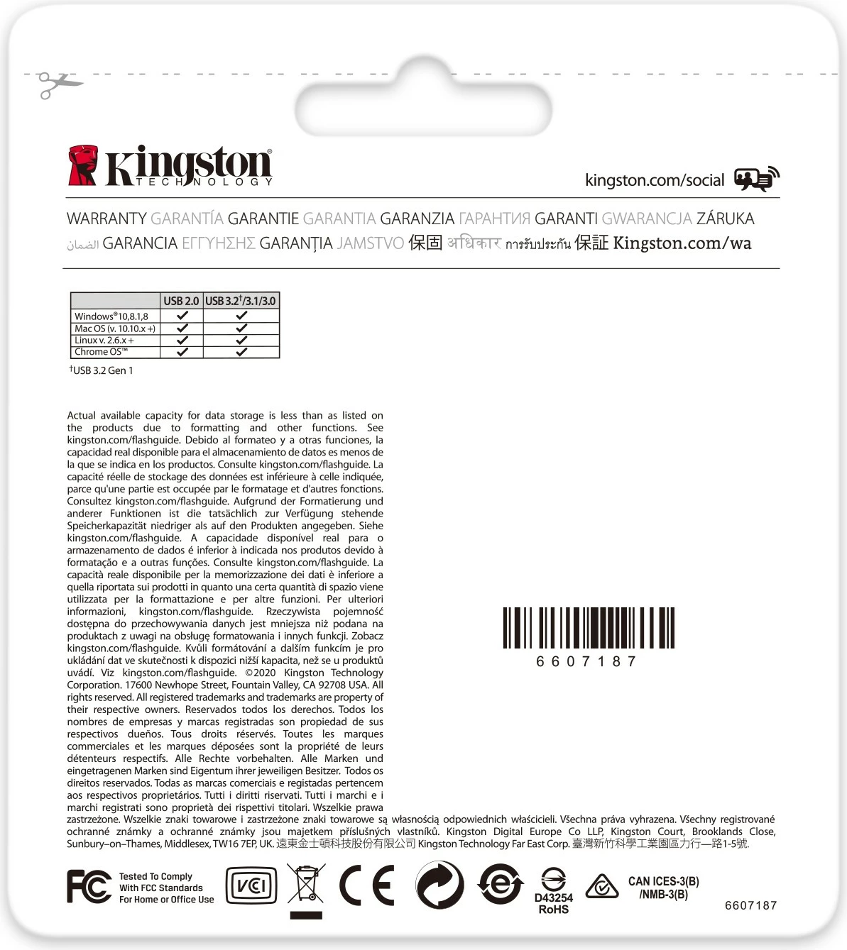 USB 3.2 ključek za shranjevanje 64 GB, USB Type-A, črn, turkizen — Kingston DataTraveler Exodia