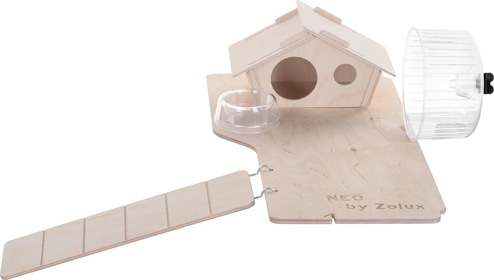 Kletka za majhne glodalce ZOLUX Neo Nigha, H36, črno/kremna