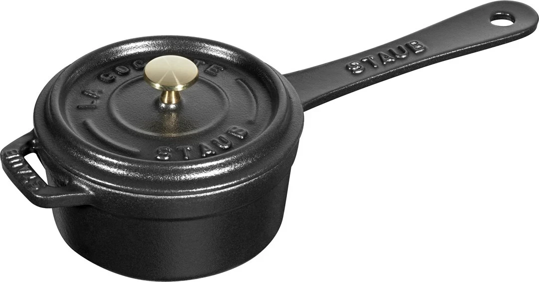 Majhna litoželezna posoda 250 ml STAUB, črna