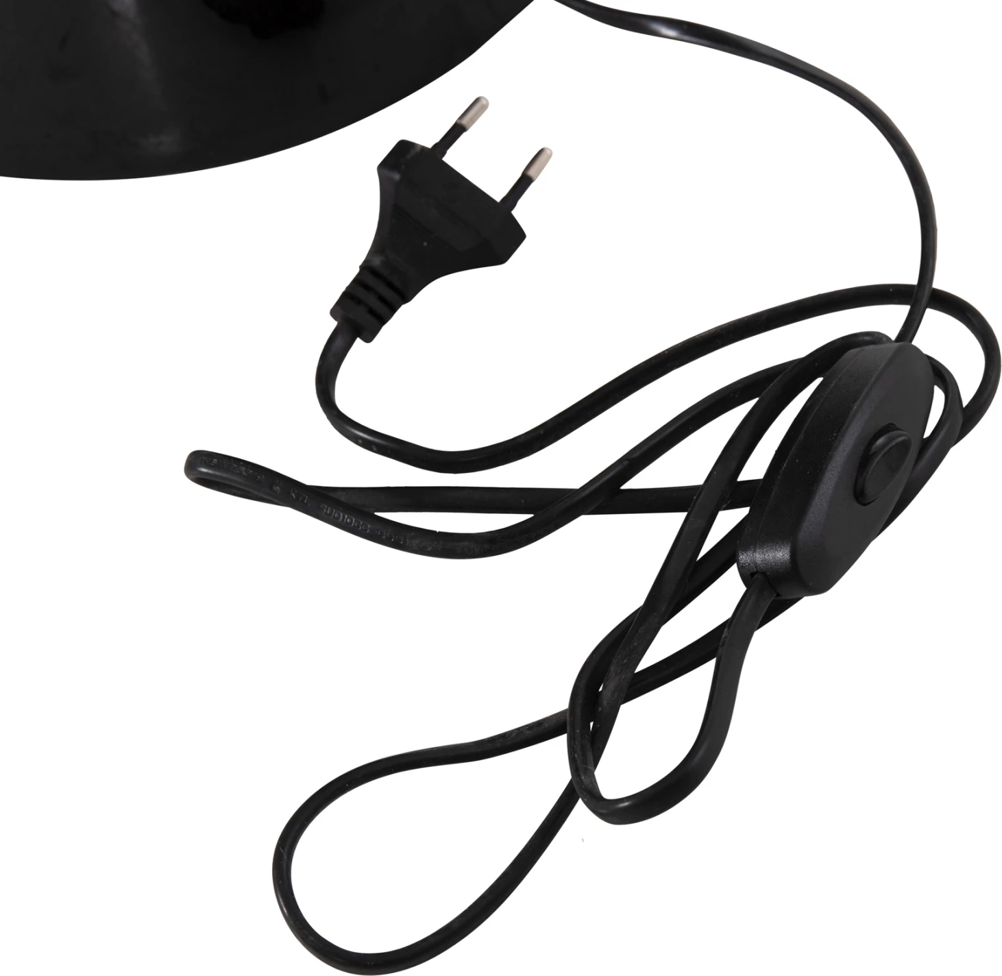 Talna svetilka SMUSH FH4257.04 kovinska v črni barvi - vrtljiva kapica Φ36,5x84Hcm