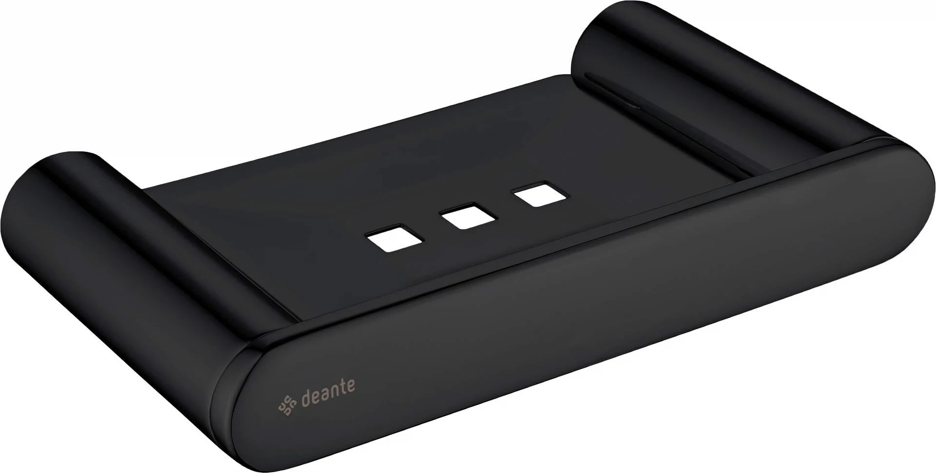 Držalo za milo za na steno, črno