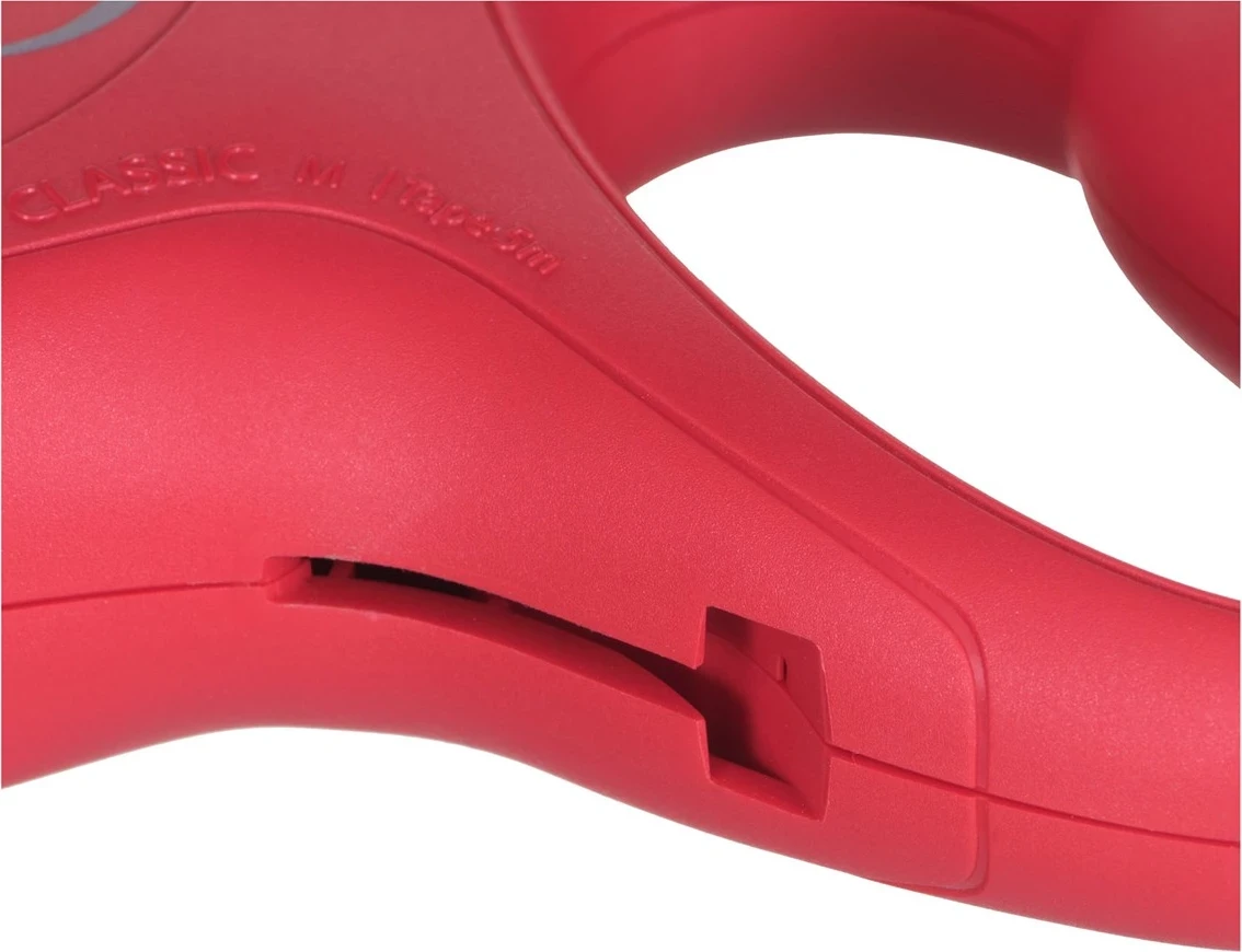 Rebrin za psa Flexi, 5 m, rdeč