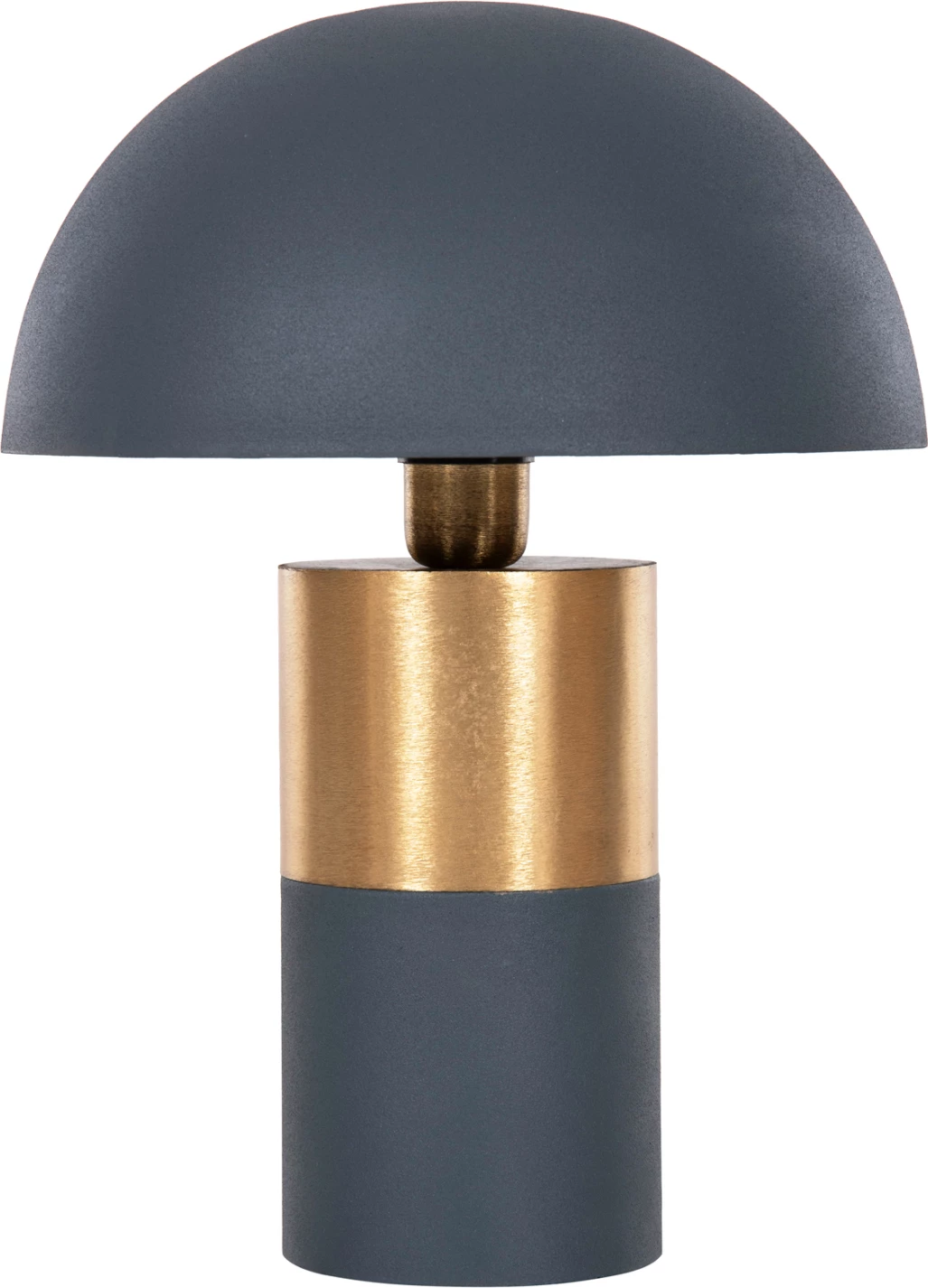 Namizna svetilka PUNE FH4253.05 kovinska v antracitno modro-zlati barvi Φ31x41.5Hcm