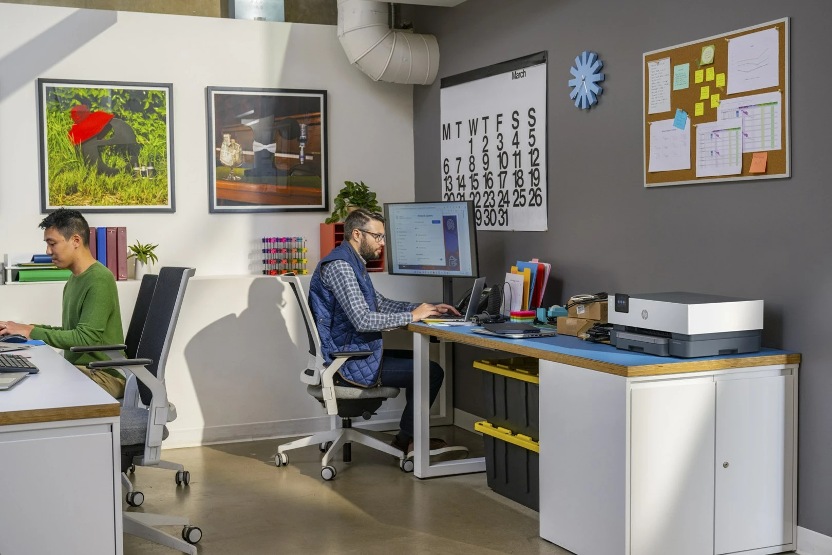 Barvni tiskalnik HP OfficeJet Pro 9110b brezžičen, dvostranski tisk, siva