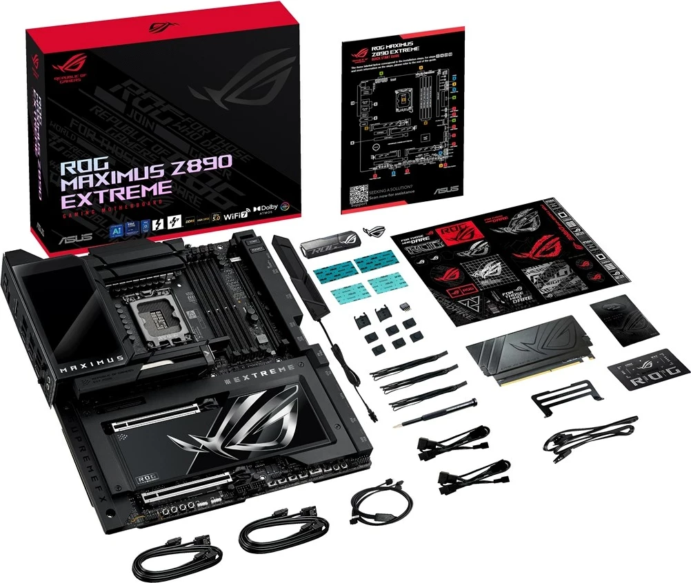 Matična plošča ASUS ROG MAXIMUS Z890 EXTREME, vtičnica LGA 1851, črna Matična plošča ASUS ROG MAXIMUS Z890 EXTREME, vtičnica LGA 1851, črna