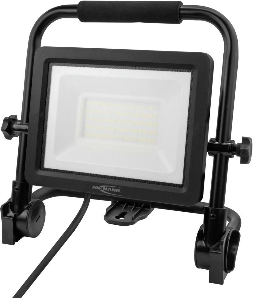 LED reflektor 50 W, aluminij, črn Ansmann FL50W-AC