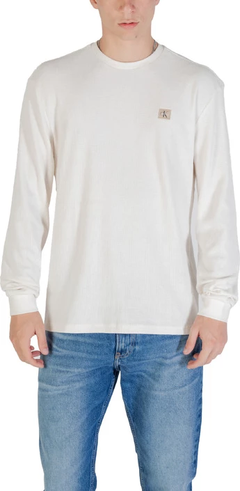 Pulover za moške Calvin Klein Jeans, bel