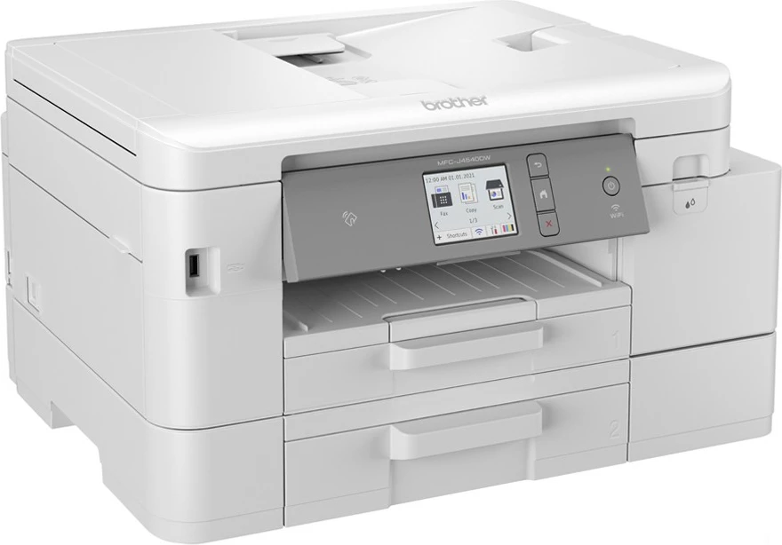 Barvni inkjet večfunkcijski tiskalnik Brother MFC-J4540DW, 4800 x 1200 DPI, A4, neposredno tiskanje, bel
