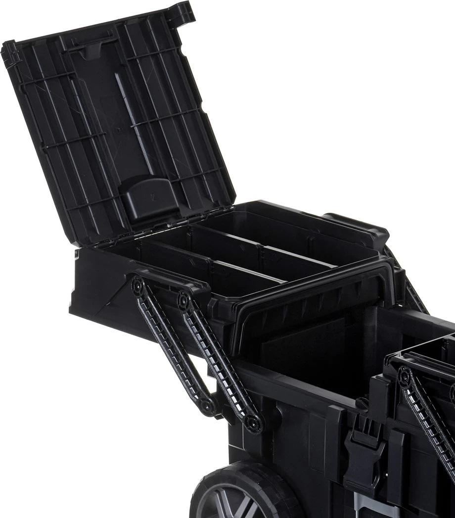 Kovček za orodje na kolesih Cantilever Keter, črn