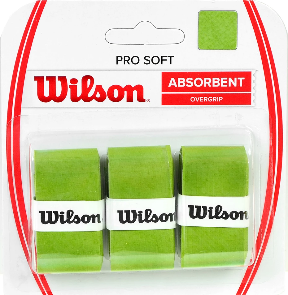 Overgrip za tenis Wilson, zelen