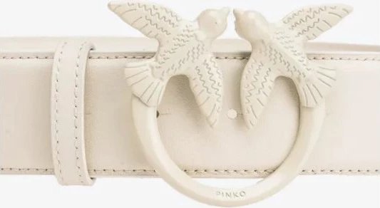 Usnjen pas za ženske Pinko, bel