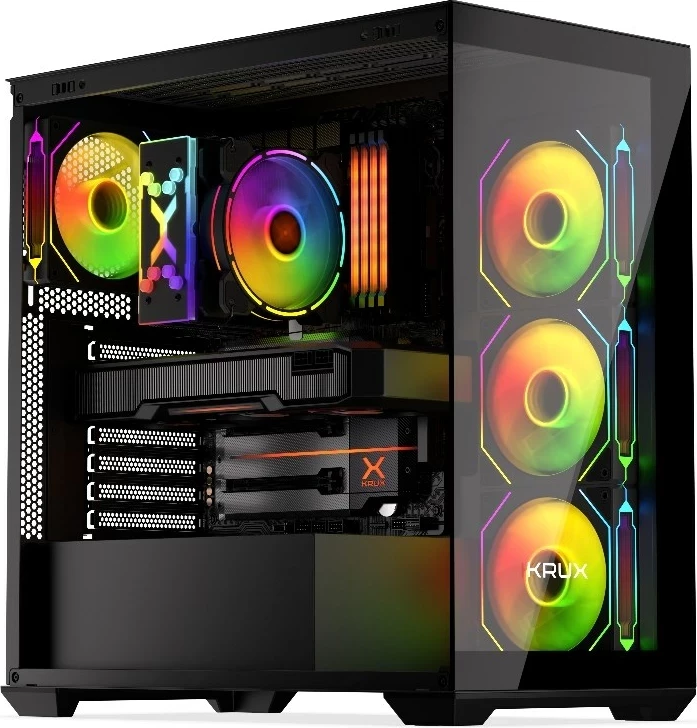 Računalniško ohišje KRUX EXO KRXD004, črno