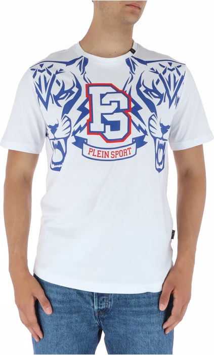 Majica Plein Sport, bela, za moške