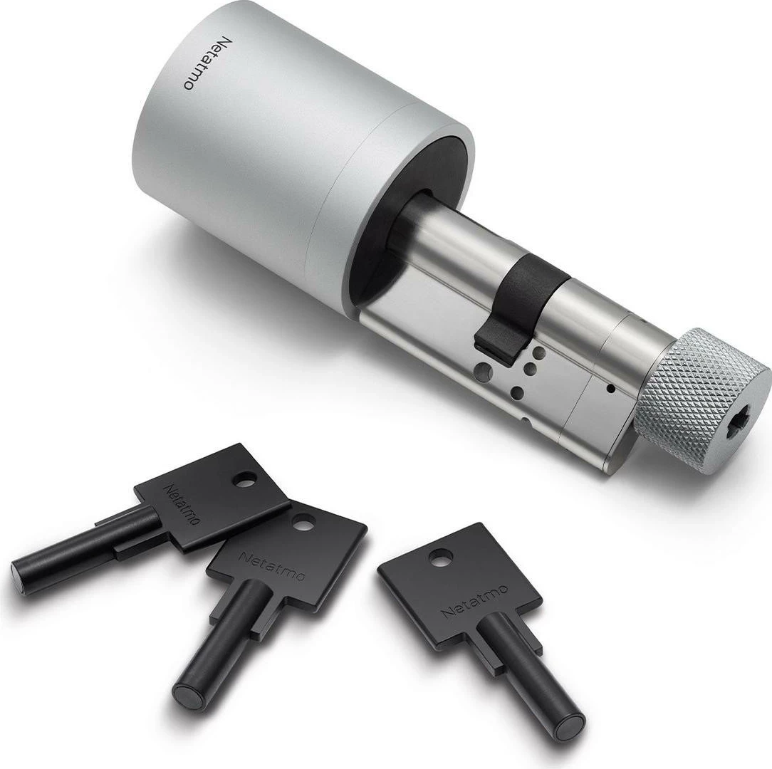 Pametna ključavnica NetAtmo, Bluetooth, 3 ključi, siva