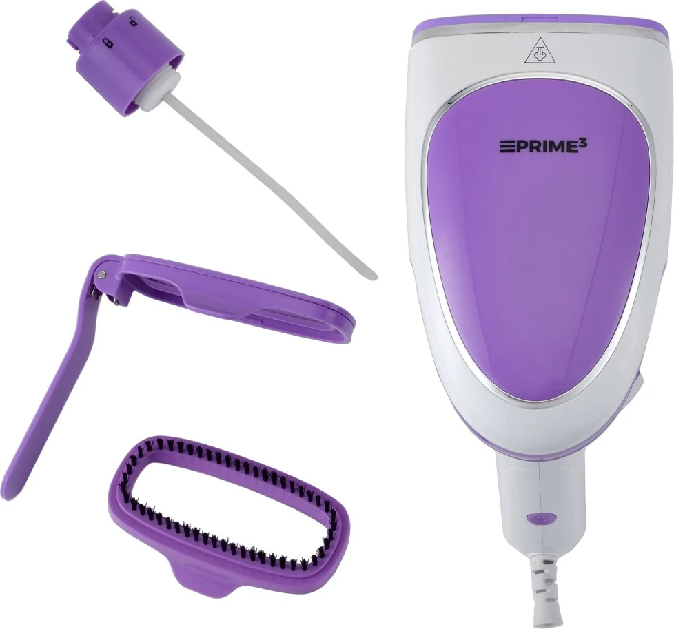 Likalnik na paro PRIME3 SGS31, 1500 W, zložljiv ročaj, rezervoar 250 ml, vijolična/bela