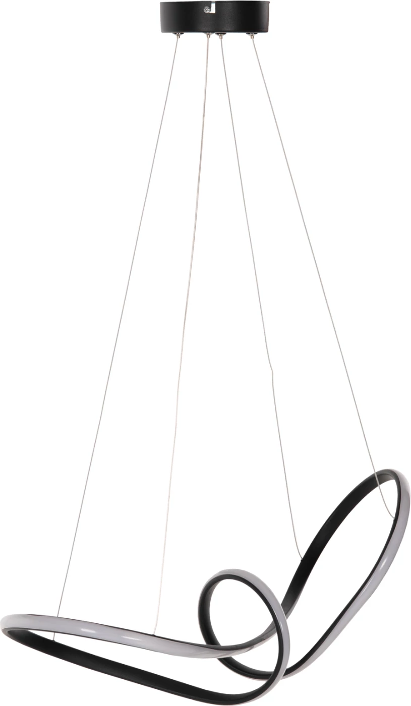 Stropna viseča svetilka FH7522.03 črna - LED 52x28x66Hcm