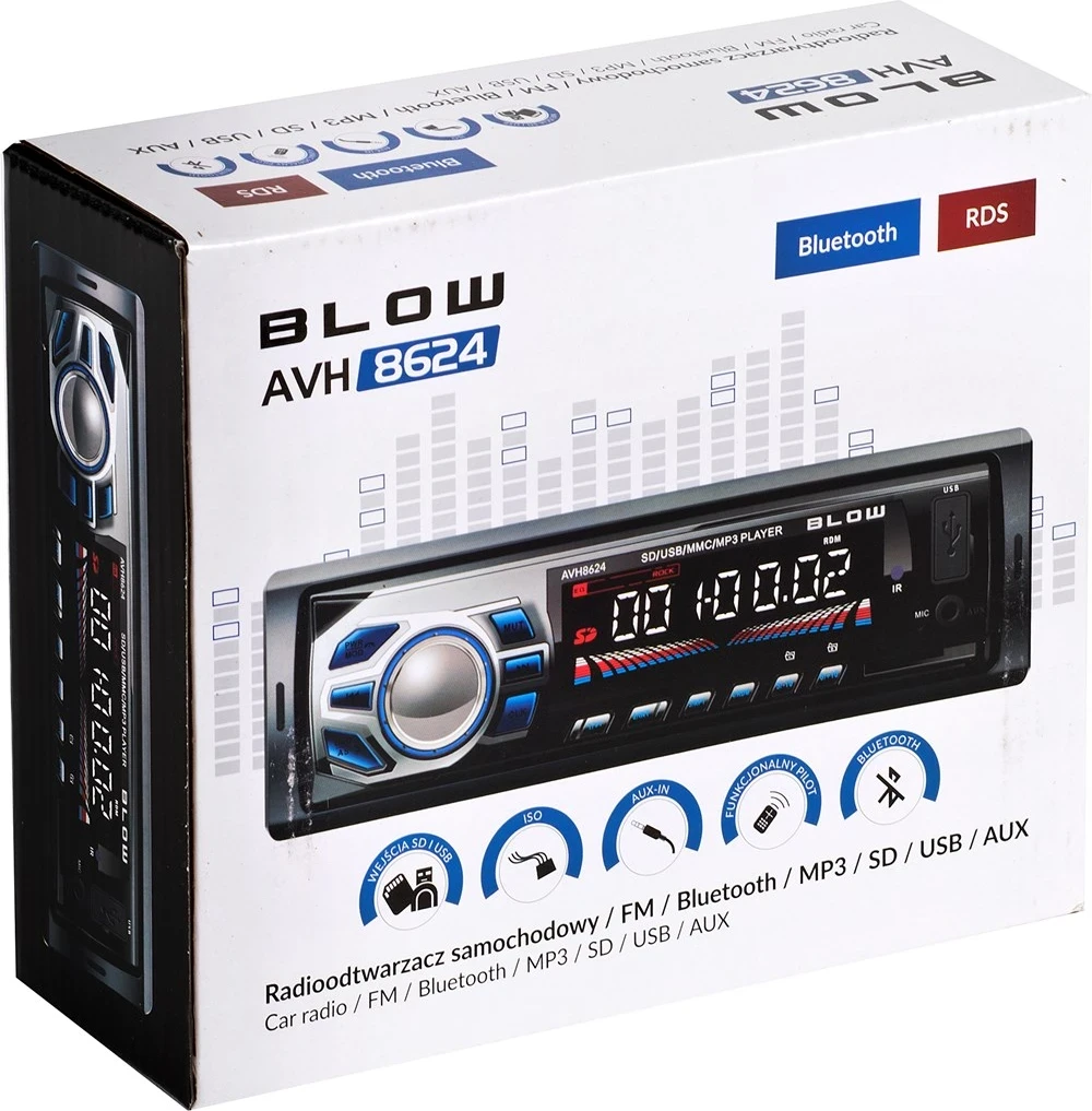 Avtoradio, črn BLOW AVH-8624