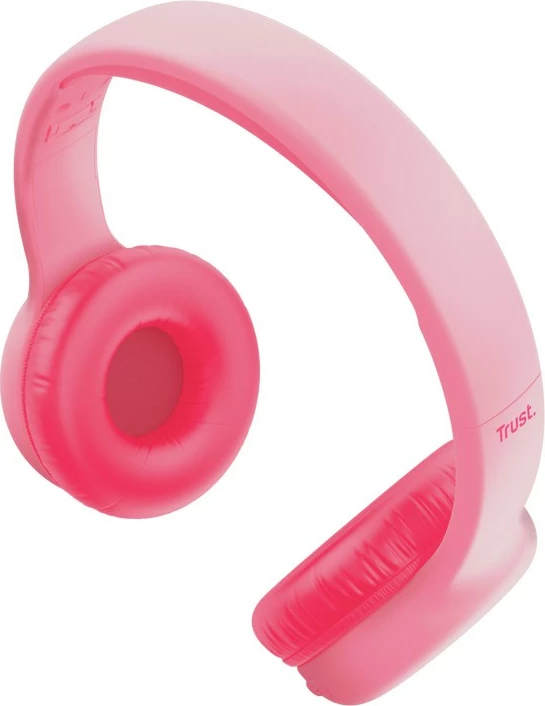 Slušalke Nouna, Trust, z USB Type-C ali Bluetooth, rožnate