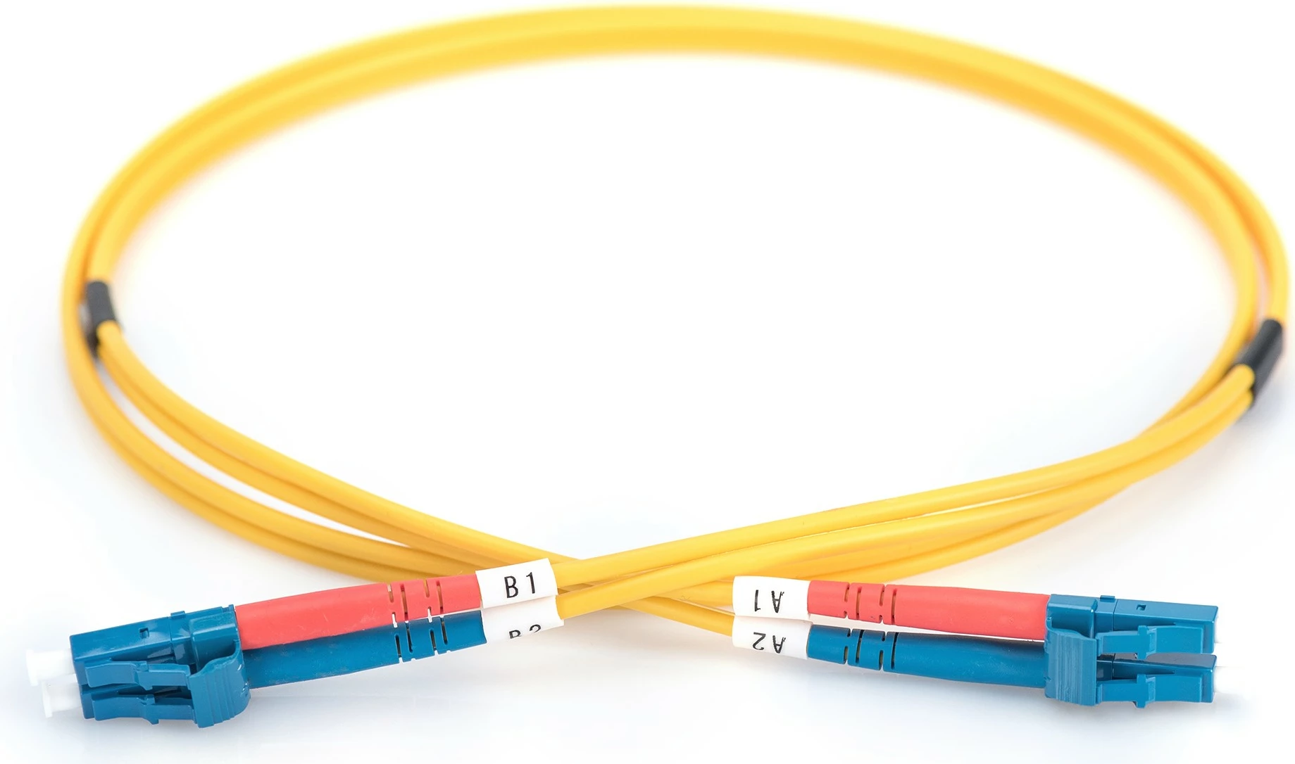 Optični kabel singlemode OS2 LC/LC, 1 m, rumen - Digitus