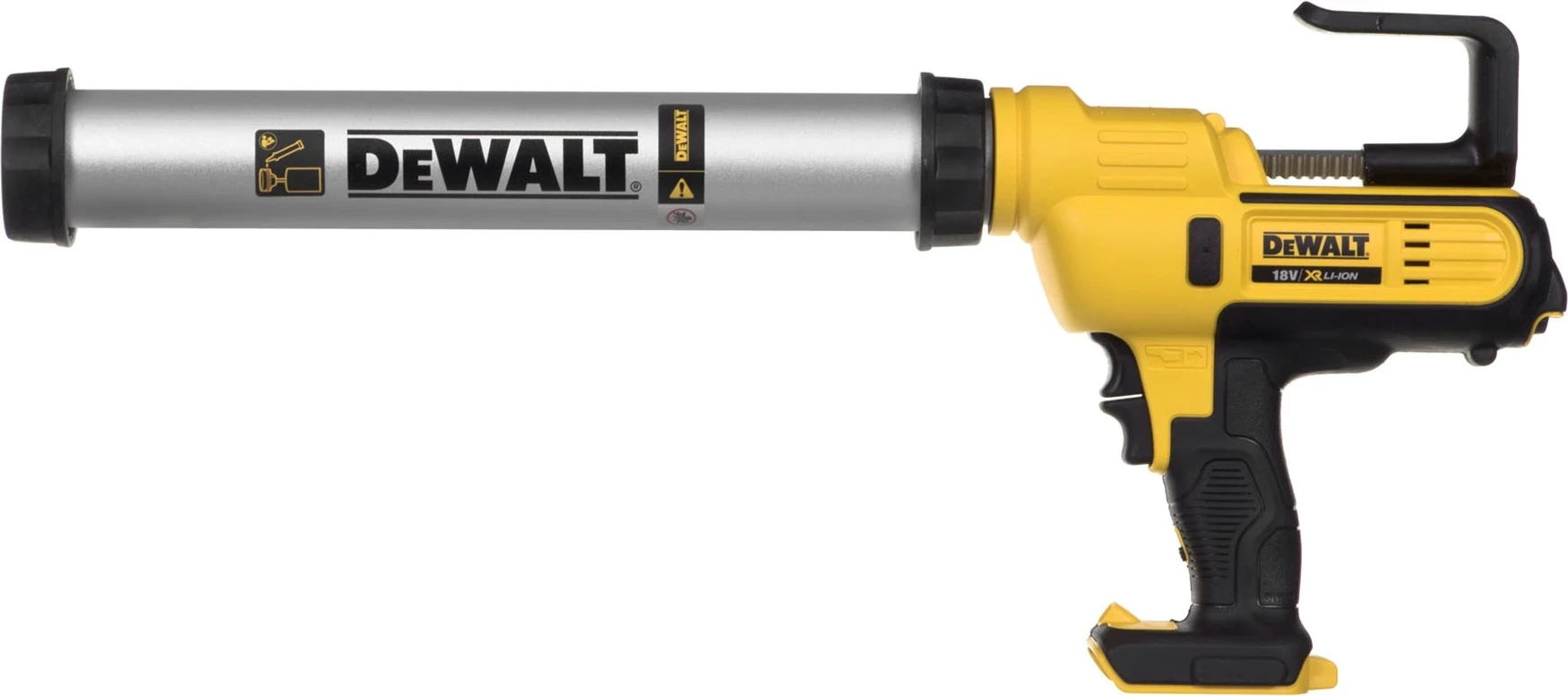 Pistola za silikon DeWALT DCE580N-XJ, črna