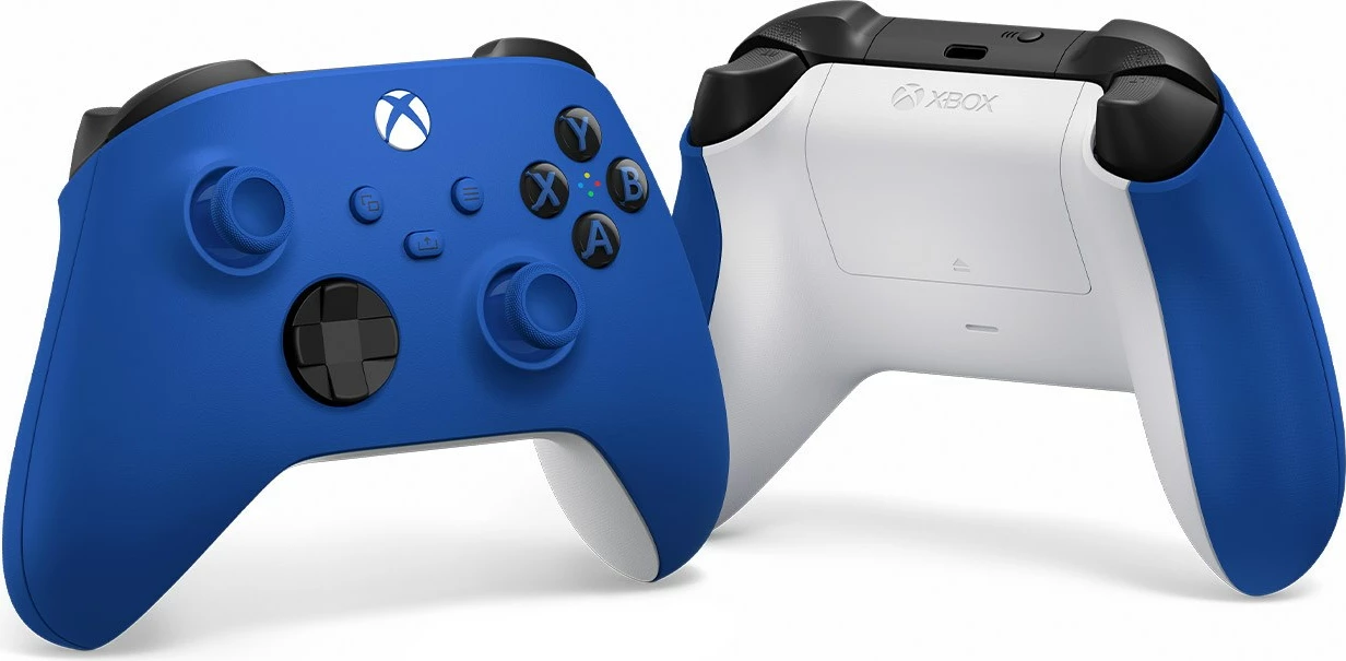 Brezžični igralni plošček Bluetooth/USB za Xbox One/PC, Microsoft Xbox Wireless Controller, moder