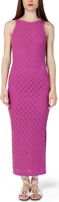 Obleka Vero Moda, vijolična