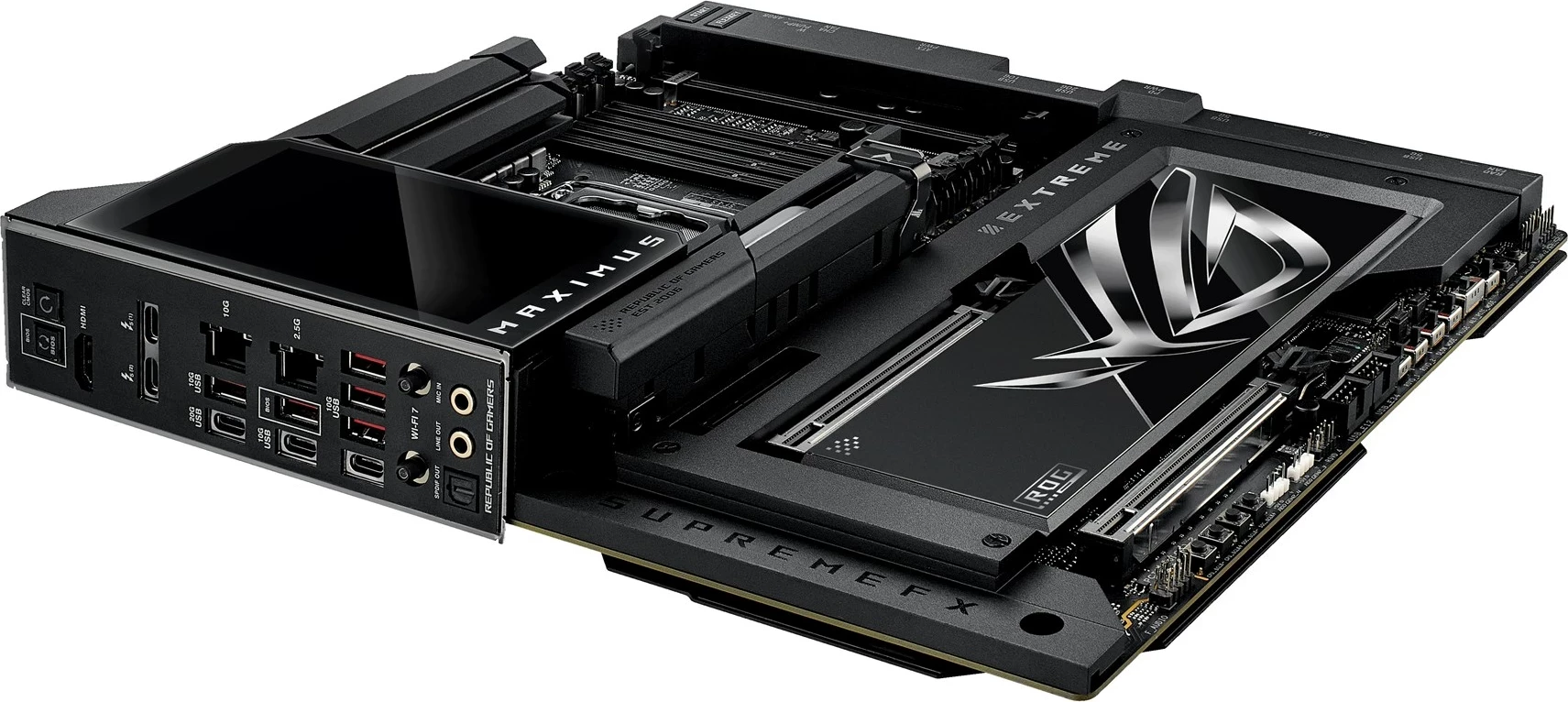 Matična plošča ASUS ROG MAXIMUS Z890 EXTREME, vtičnica LGA 1851, črna Matična plošča ASUS ROG MAXIMUS Z890 EXTREME, vtičnica LGA 1851, črna