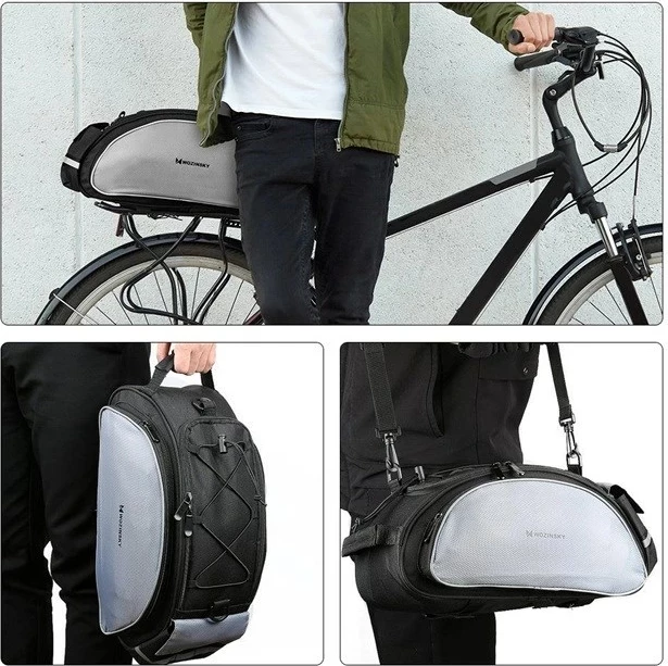 Kolesarska torba Wozinsky WBB1BK, 13 L, črna