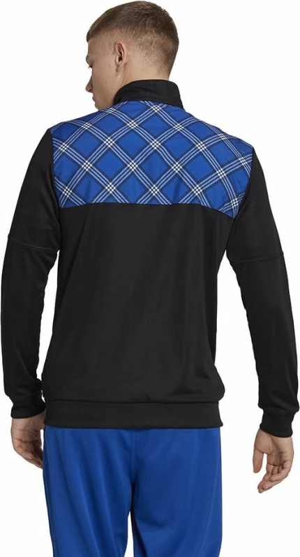 Športen duks adidas Tiro, črn in moder