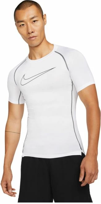 Termoaktivna majica Nike Pro Dri-FIT za moške, bela
