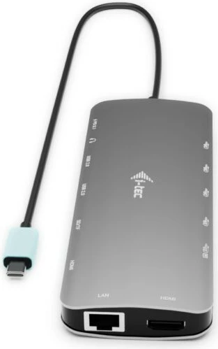 Docking postaja i-tec C31NANOTRIPLEDOCKPD, 3x Display, 2x HDMI, 1x USB-C Video, Power Delivery 140W, siva