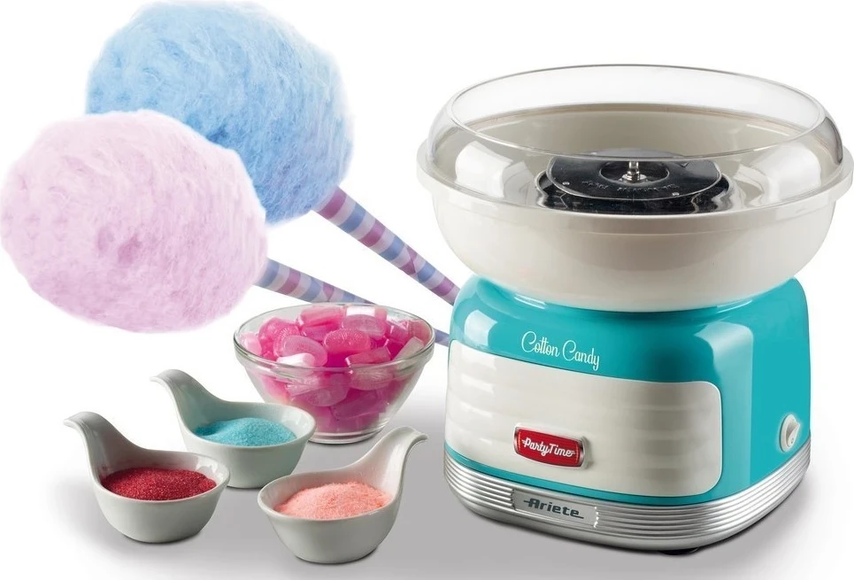 Stroj za sladkarije iz sladkorne vate Ariete, moder