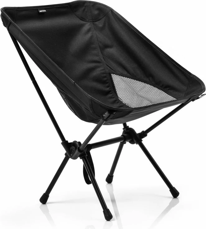 Zložljiv stol za turizem Meteor, črn