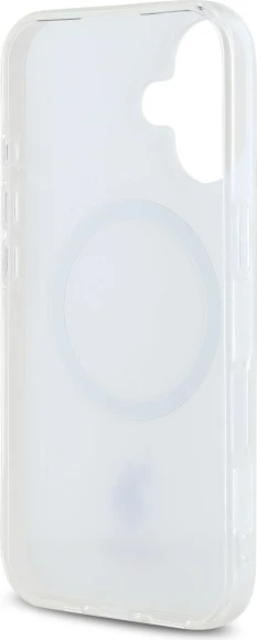 Ovitek IML Ring MagSafe za iPhone 16, U.S. Polo Assn., bel