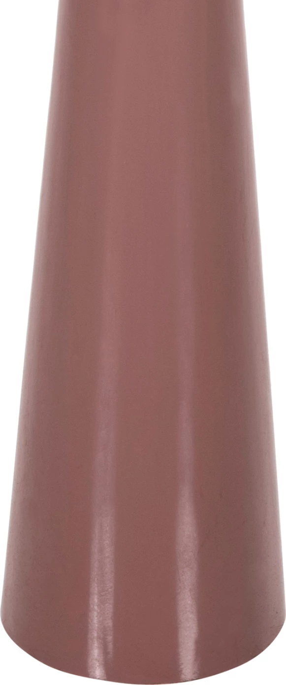 Svečnik (stebrič) GUNTUR FH4244.06 kovinski v svetlo koralno-zlati barvi Φ20,5x68Hcm