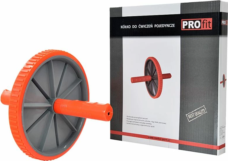 Trenažni valj Profit DK 3216-1 za moške in ženske Yakimasport, oranžna in siva