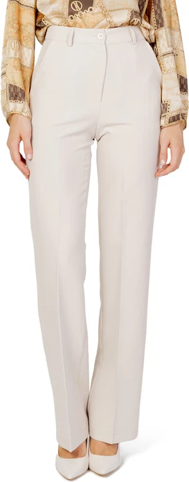 Pantaloni za ženske Hanny Deep, beli