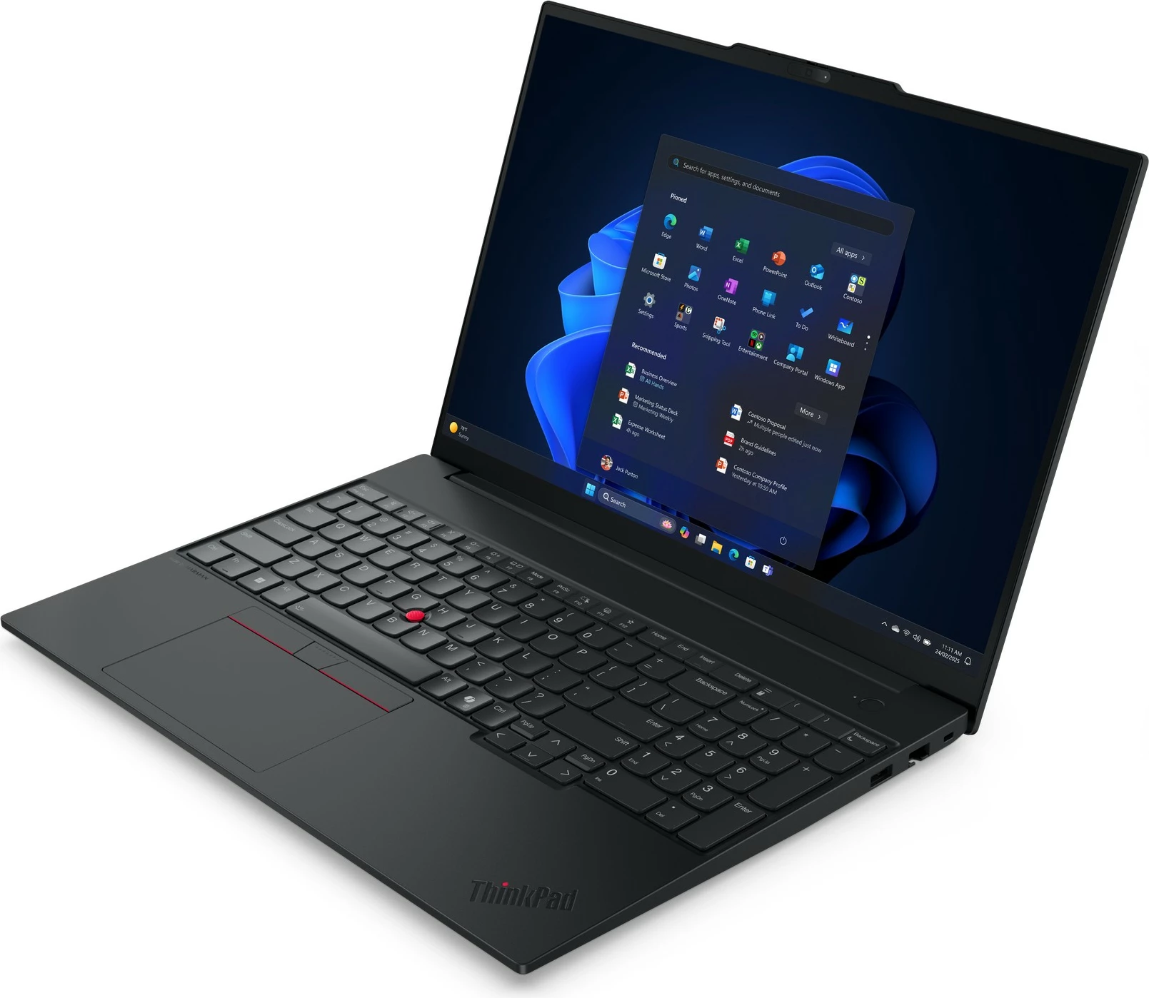 Prenosnik Lenovo ThinkPad E16 G3, Ultra7 255H, 16 GB/512 GB, 16" , črn