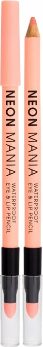 Ličilni svinčnik za oči in ustnice Dermacol Neon Mania, oranžen 1,1 g