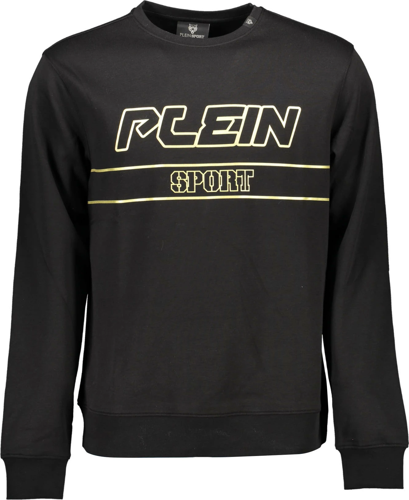 Pulover za moške, zip-up, črn PLEIN SPORT