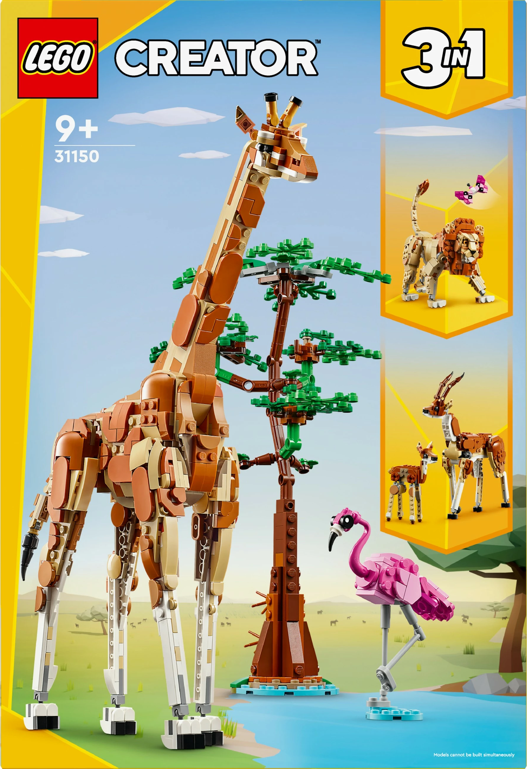 Set za gradnjo LEGO Creator 3in1 31150, 780 kosov, večbarven