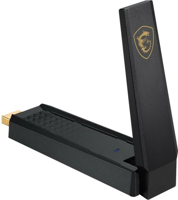 WiFi USB adapter MSI AXE5400 GUAXE54, črn
