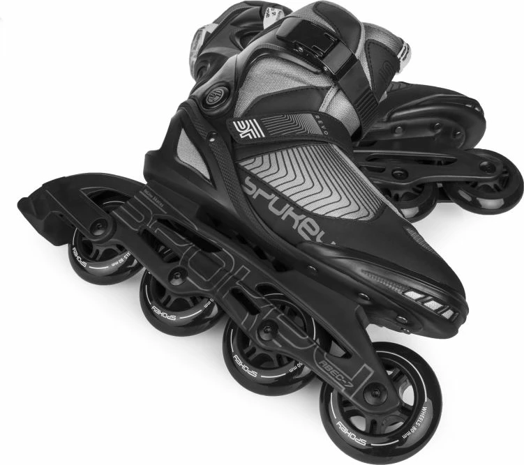 Rekreativni role za ženske in otroke Spokey Revo, črno-sive