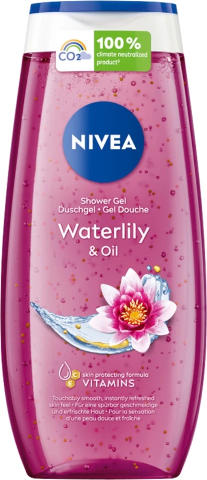 Tuš gel Waterlily & Oil Nivea za ženske 250 ml