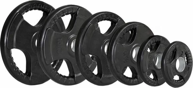 Olimpijska gumijasta plošča 2,5 kg, HMS TOK02, črna