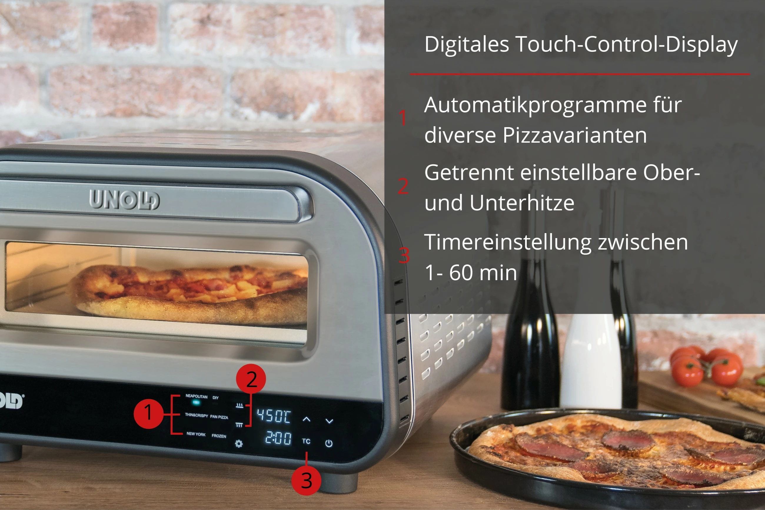 Peka za pice UNOLD 68816 LUIGI, inox, 30 cm