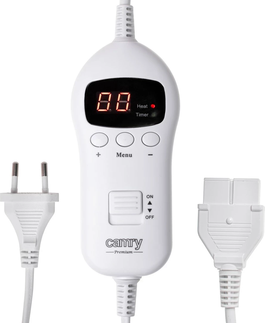 Električna odeja, Adler CR 7441, 160x160 cm, 10 stopenj ogrevanja, časovnik, bela