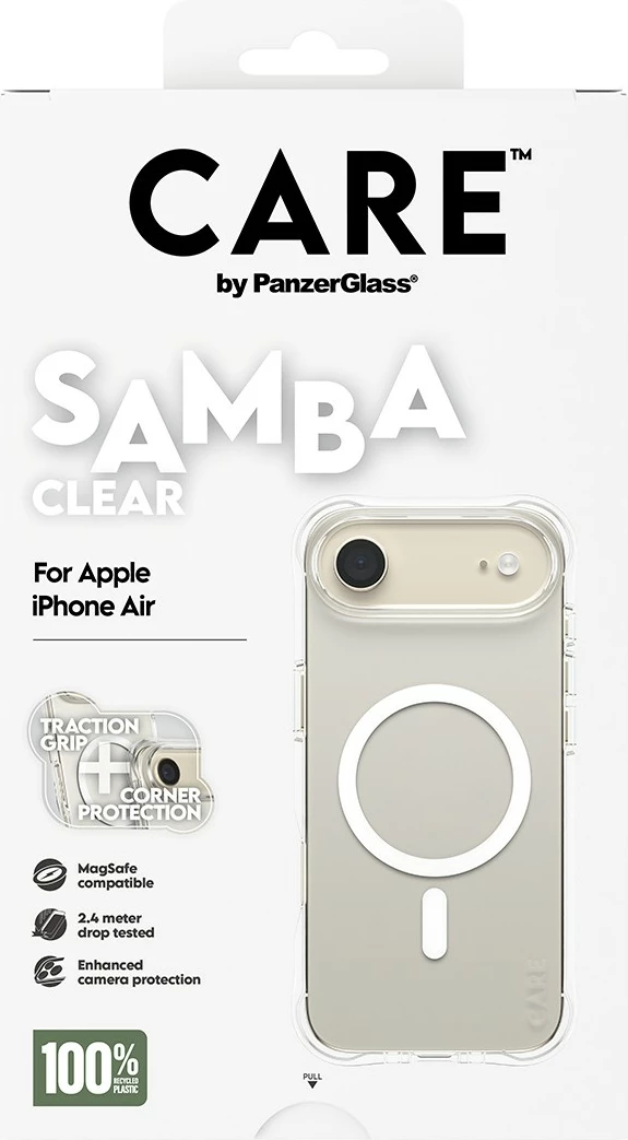 Prozoren ovitek za telefon PanzerGlass CARE Samba Clear MagSafe za iPhone
