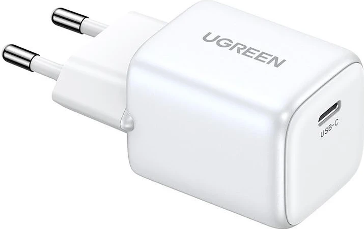 Hitri polnilec, UGREEN Nexode mini 15324, USB-C, PD3.0, QC4.0, GaN, 20W, bel Hitri polnilec, UGREEN Nexode mini 15324, USB-C, PD3.0, QC4.0, GaN, 20W, bel